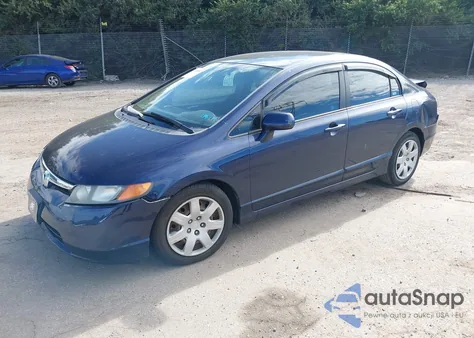 2007 Honda Civic Lx из США, поврежденный, VIN 1HGFA16517L023989